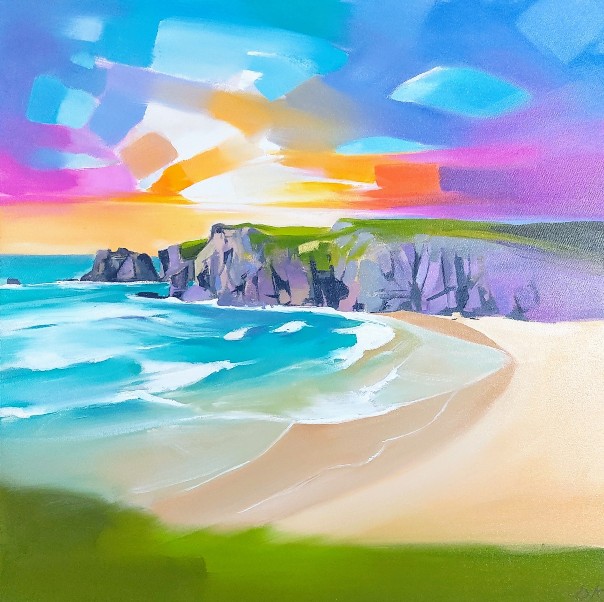 'Mangersta Beach' by artist DK  MacLeod